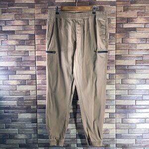 Mens EUC Frontier Supply Co Large Tan Joggers